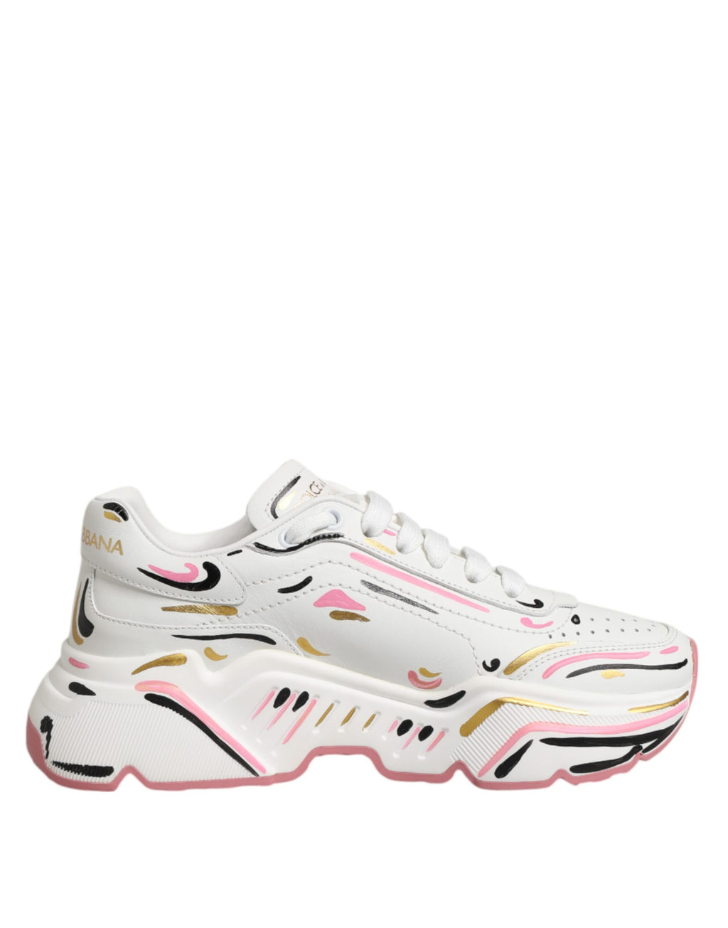 Multicolor Hand Painted DAYMASTER Sneaker Shoes