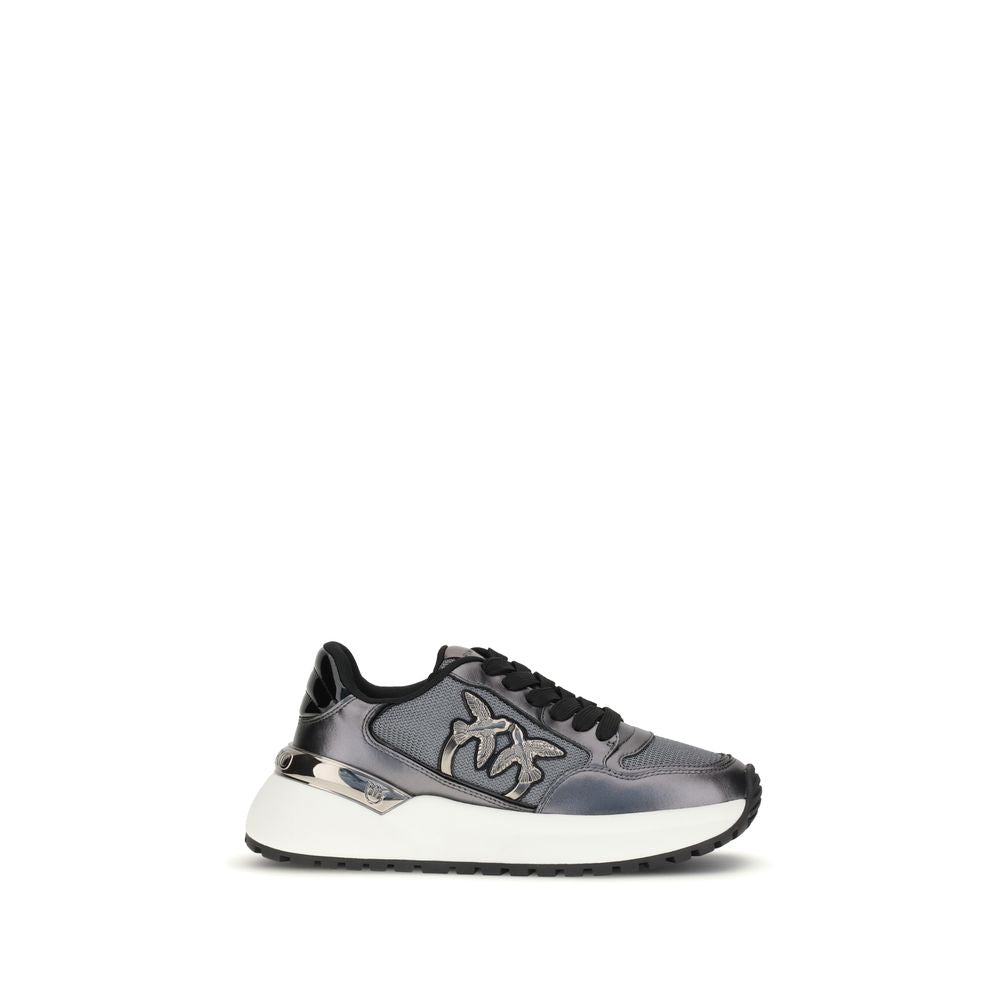Gray Polyethylene Chunky Sneakers