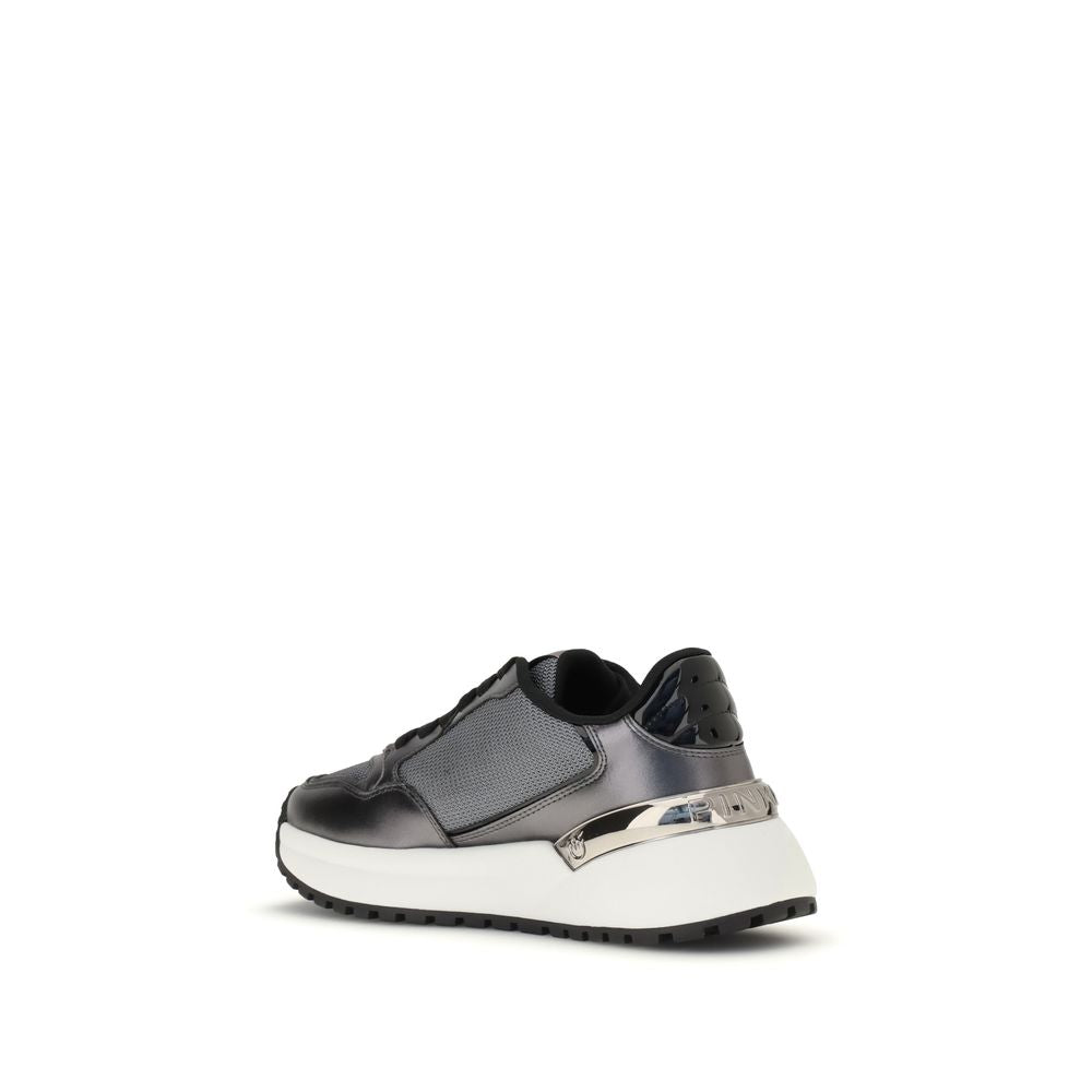 Gray Polyethylene Chunky Sneakers