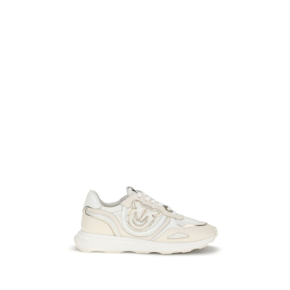 White Cotton Athletic Sneakers