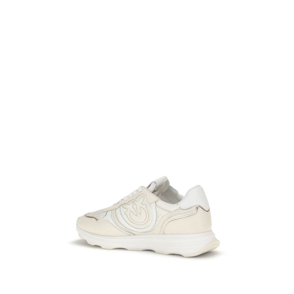 White Cotton Athletic Sneakers