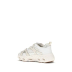 White Calf Leather Bos Taurus Chunky Sneakers