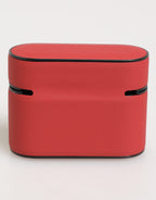 Red White Silicone Embossed Logo Accessory Airpods Case