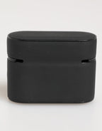 Black Mint Rubber Logo Embossed Accessory  Airpods Case
