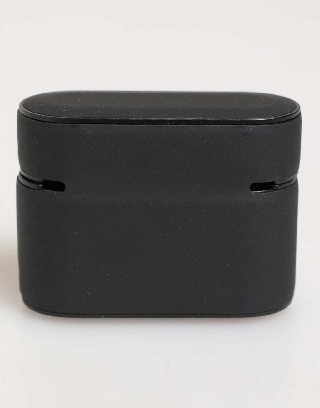 Black Orange Rubber Logo Embossed Accessory Airpods Case