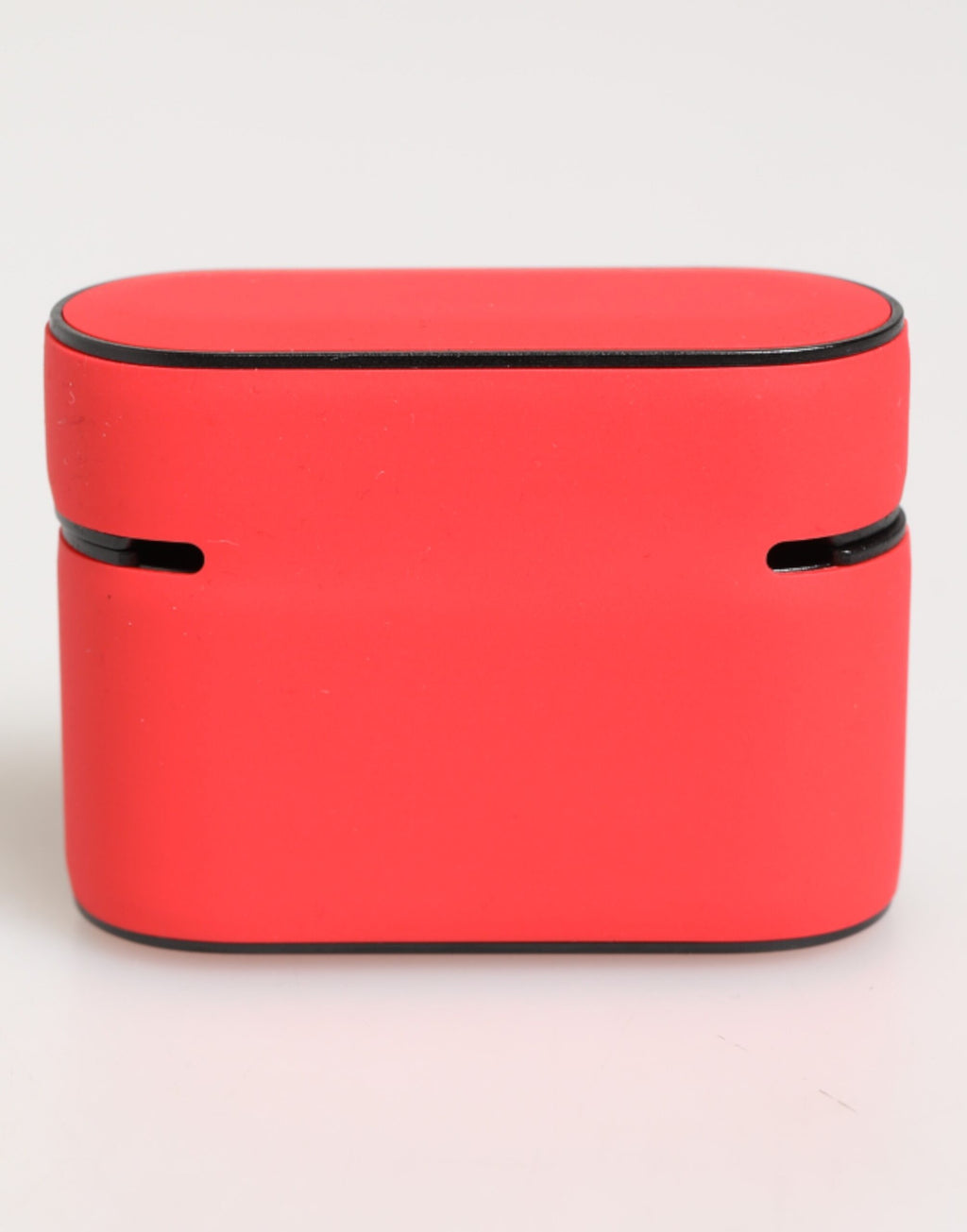 Red PVC DG Logo Embossed Men Flip Holder  Airpods Case