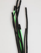 Polyester Multicolor Tape String DG Logo Keychain Keyring