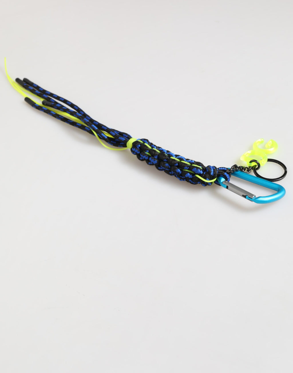 Multicolor Polyester Tape String DG Logo Keychain  Keyring