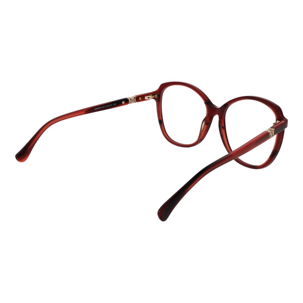 Burgundy Plastic Glasses (Frames)