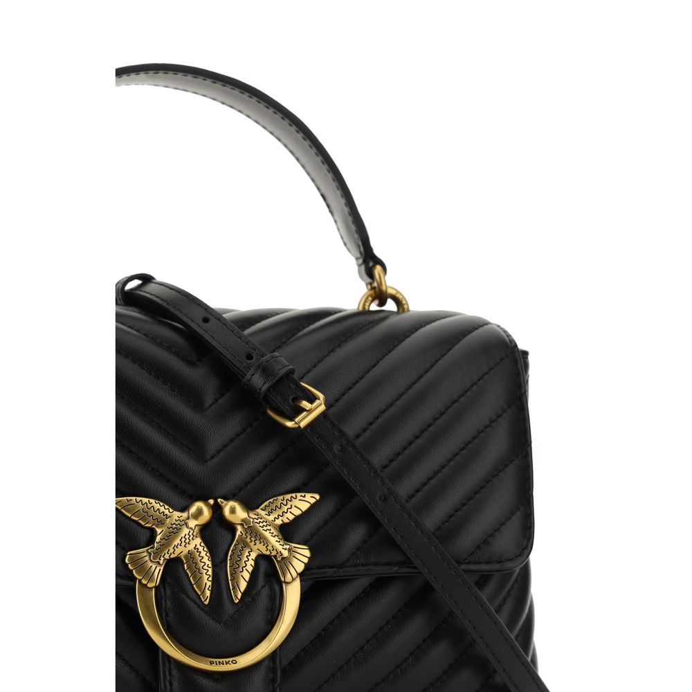 Black Calf Leather Bos Taurus Handbag