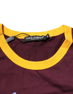 Burgundy Cotton DG Super King Logo T-Shirt