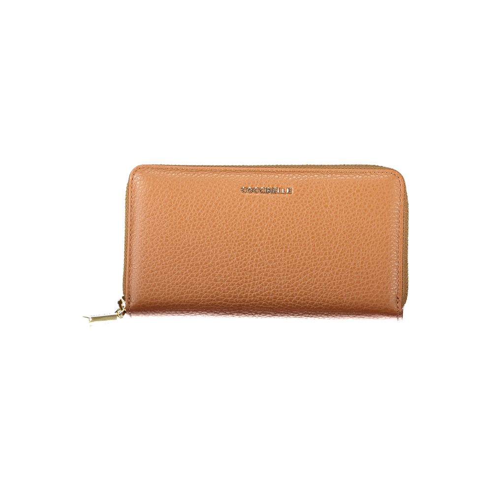 Marrone Leather Woman Wallet