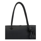 Black Calf Leather Bos Taurus Handbag