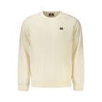 White Cotton Men Sweatshirt