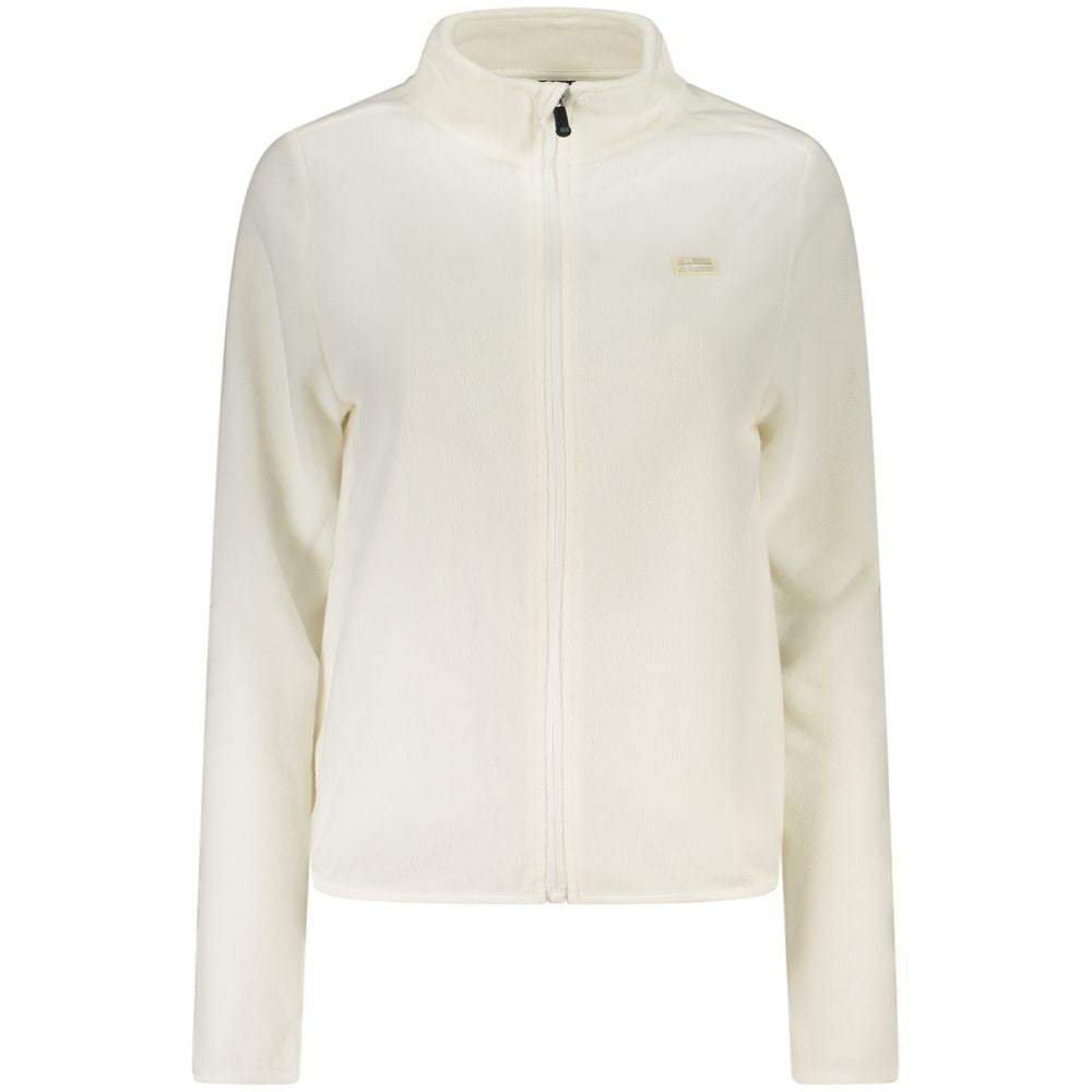 Bianco Polyester Women Sweatshirt