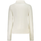 Bianco Polyester Women Sweatshirt