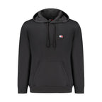 Black Cotton Men's Hoodie
