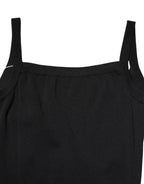 Black Square Neck Bodycon Ruched Mini Dress