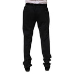 Black Wool Formal Dress Men Trousers Pants