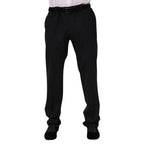 Black Wool Formal Dress Men Trousers Pants