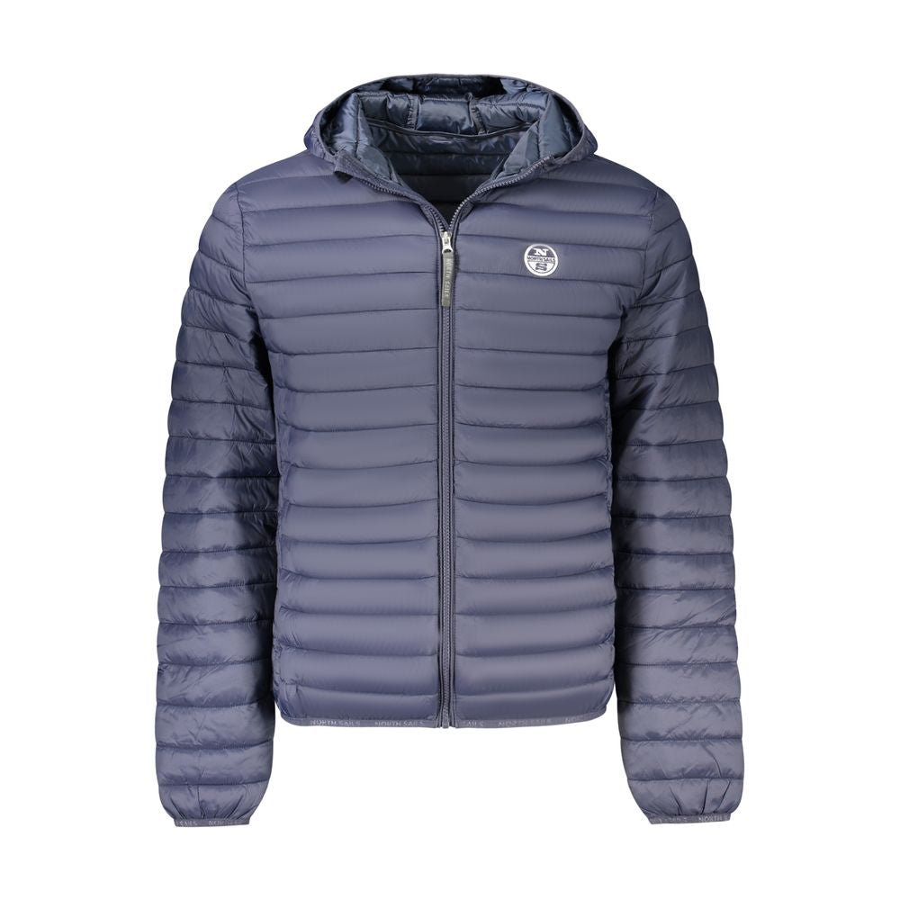 Blue Polyamide Men's Jacket