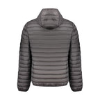 Black Polyester Men's Jacket