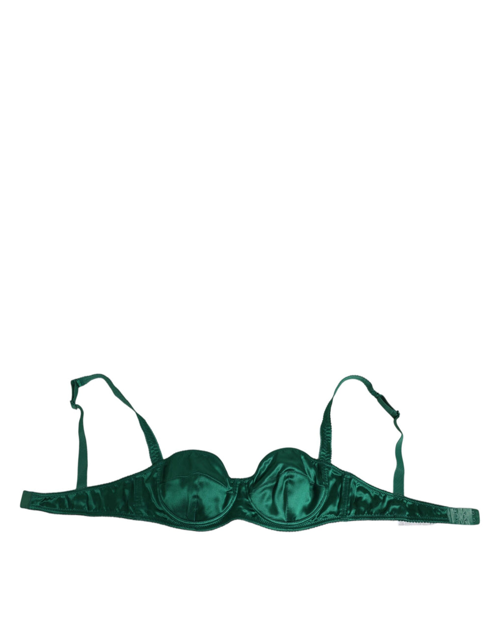 Green Satin Semi-Padded Underwire Musk Underwear