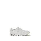 White Recycled Polyester Athletic Sneakers
