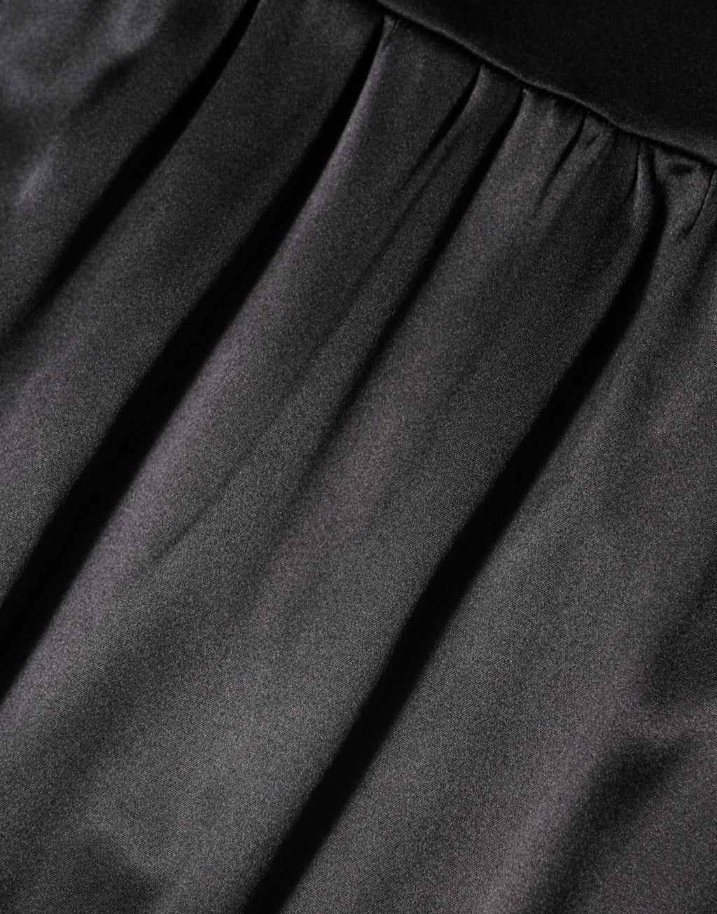 Black Silk Blend Lace Trim Sleeveless Mini Dress