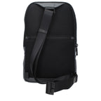 Gray Fabric Crossbody Bag