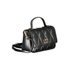 Nero Polyurethane Women's Shoulder Bag