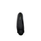 Black Calf Leather Bos Taurus Ballet Flats