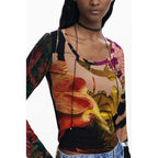 Marrone Viscosa Women T-Shirt