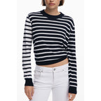 Black Polyester Women Sweater