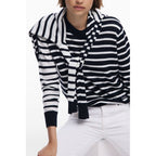 Black Polyester Women Sweater