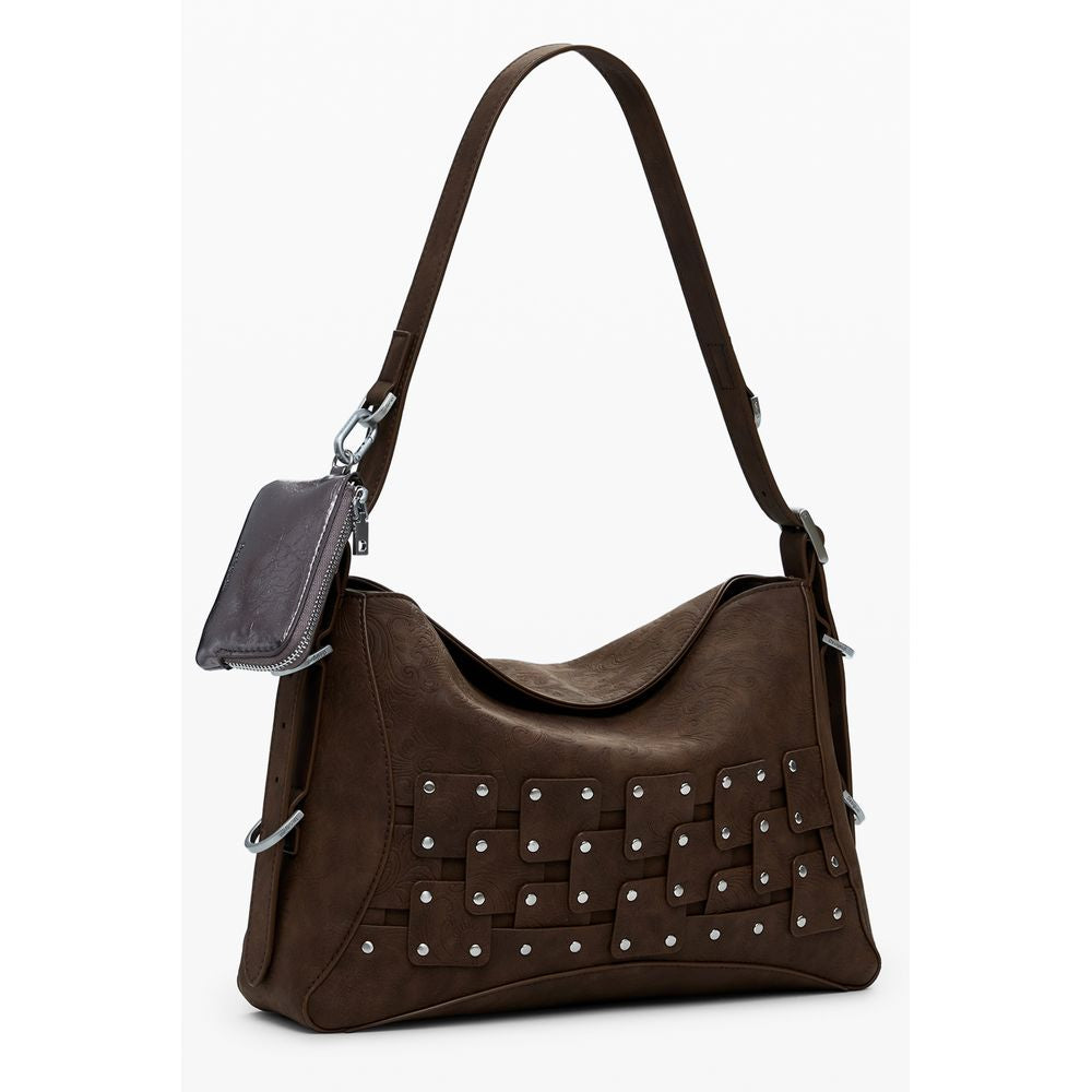 Marrone Poliuretano Women Handbag