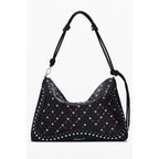 Black Polyurethane Women's Mini Bag