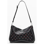 Black Polyurethane Women's Mini Bag