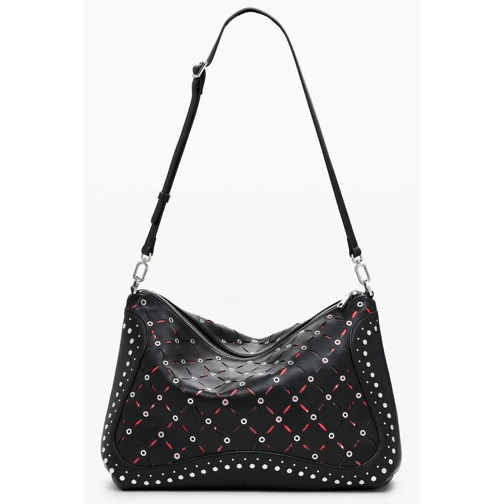 Black Polyurethane Women's Mini Bag