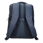 Blue Leather Backpack