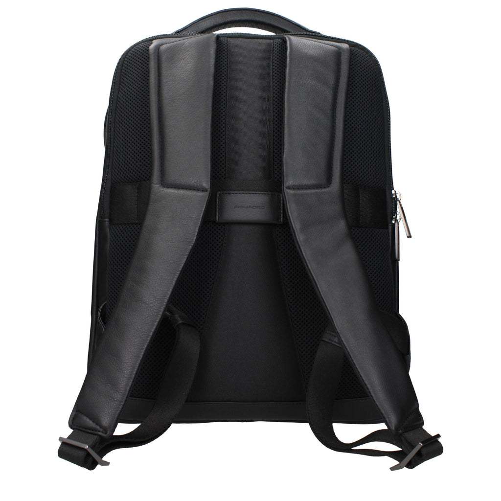 Black Leather Backpack