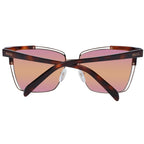 Brown Acetate & Metal Sunglasses