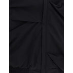 Black Polyamide Full-Length Jacket