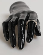 Sterling Silver 925 Band Pave CZ Crystal Eternity Ring