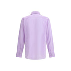 Purple Cotton Dress Shirt