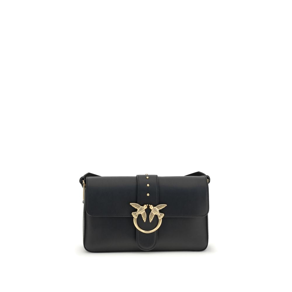 Black Leather Shoulder Bag