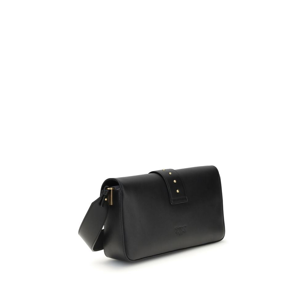Black Leather Shoulder Bag