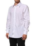 White Cotton MARTINI Men Formal Dress Shirt