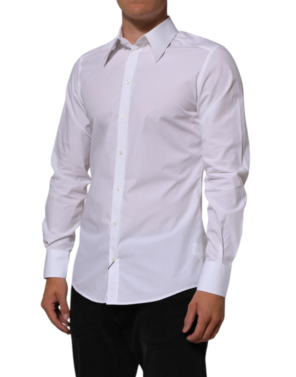 White Cotton MARTINI Men Formal Dress Shirt