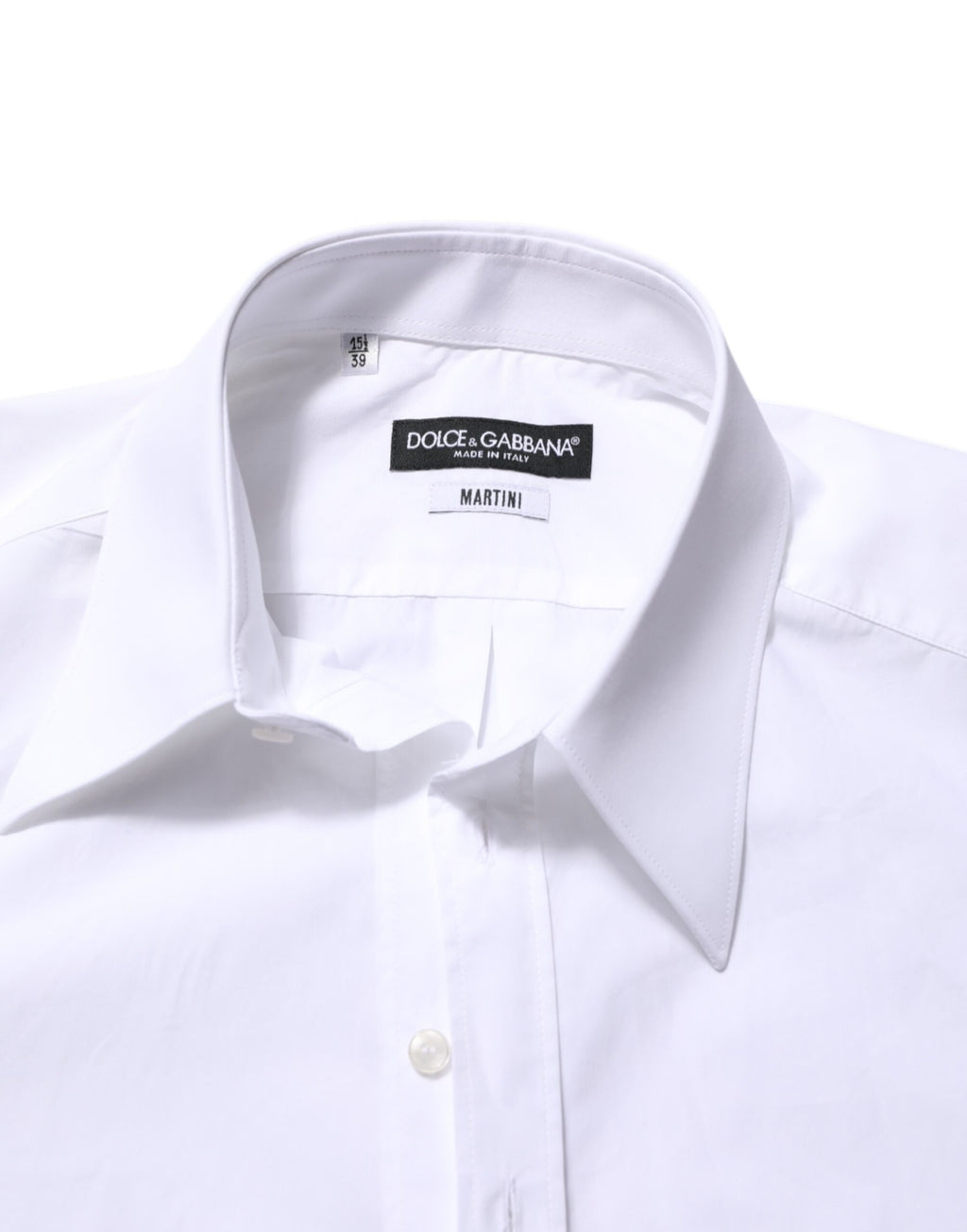 White Cotton MARTINI Men Formal Dress Shirt